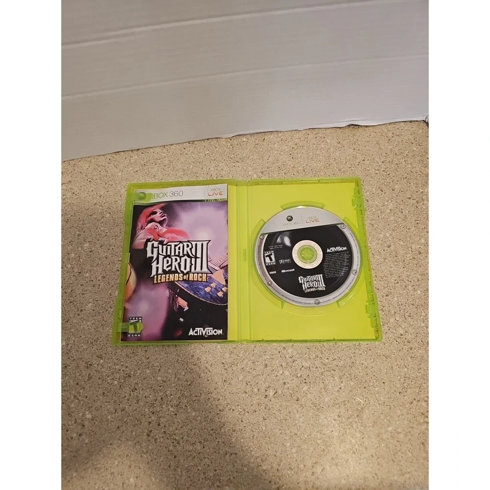 Guitar Hero III: Legends of Rock (Microsoft Xbox 360, 2007)